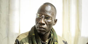 Noureddine Adam, ancien numéro deux de la Séléka, le 14 mars 2013 à Bangui