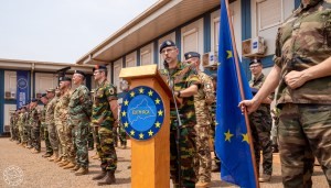 Le général de brigade Jacky Cabo est le deuxième général belge à prendre la tête de l’EUTM RCA (crédit-photo EUTM RCA)
