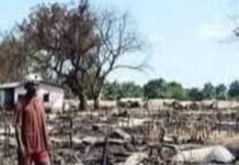 Koumboli , village de plus de 2000 habitants à 5 km de Zemio, privé de structures sanitaires depuis près de 3 ans Zémio : incendie d’une dizaine d’habitations par un interprète de la milice Wagner à Kinikoumba