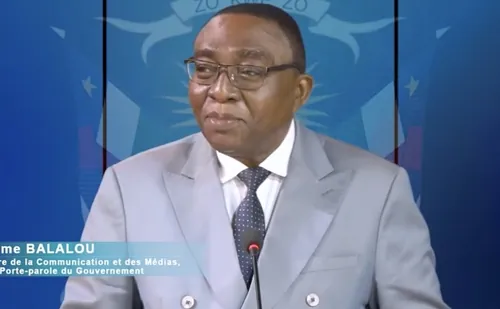 Le clepto-mythomane Maxime Balalou, porte-parole du gouvernement centrafricain
