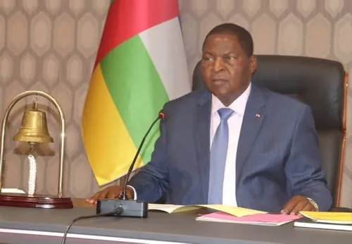 Le dictateur Faustin Archange Touadera
