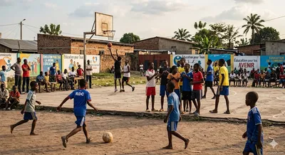 Pourquoi le Football et le Basketball Comptent au-delà du Terrain en Afrique Centrale
