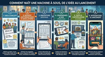 Comment naît une machine à sous, de l'idée au lancement