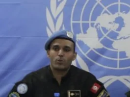 L’officier tunisien de la gare présidentielle , monsieur Amir Arfaoui, nommé au sein de la Minusca à Bangui