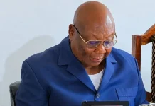 Pour Martin Ziguelé, plus de 67 % des Centrafricains à moins de 1000 franc CFA par jour pour se nourrir, donc la nouvelle hausse du prix du carburant c’est un choix de mort sociale Monsieur Martin Ziguele, porte-parole du BRDC lors de la conférence de presse du vendredi 11 septembre 2026. Photo CNC