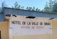 Après Ouanda-Djallé, l’installation du bureau municipal de Birao échoue, les nouveaux élus toujours bloqués Mairie de Birao, dans la préfecture de la Vakaga, en RCA. Photo CNC